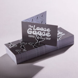 Folded Business Cards